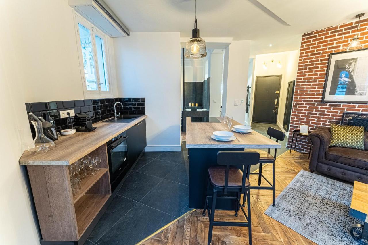 Jacuzzi-Nice Quartier Des Musiciens-Loft Bagian luar foto